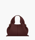 burgundy convertible handbag mini women sculptural