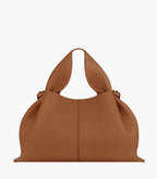 sculptural handbag brown women top handle elegant