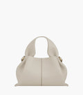 sculptural convertible mini handbag light chalk women soft feminine