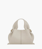 sculptural convertible mini handbag light chalk women soft feminine